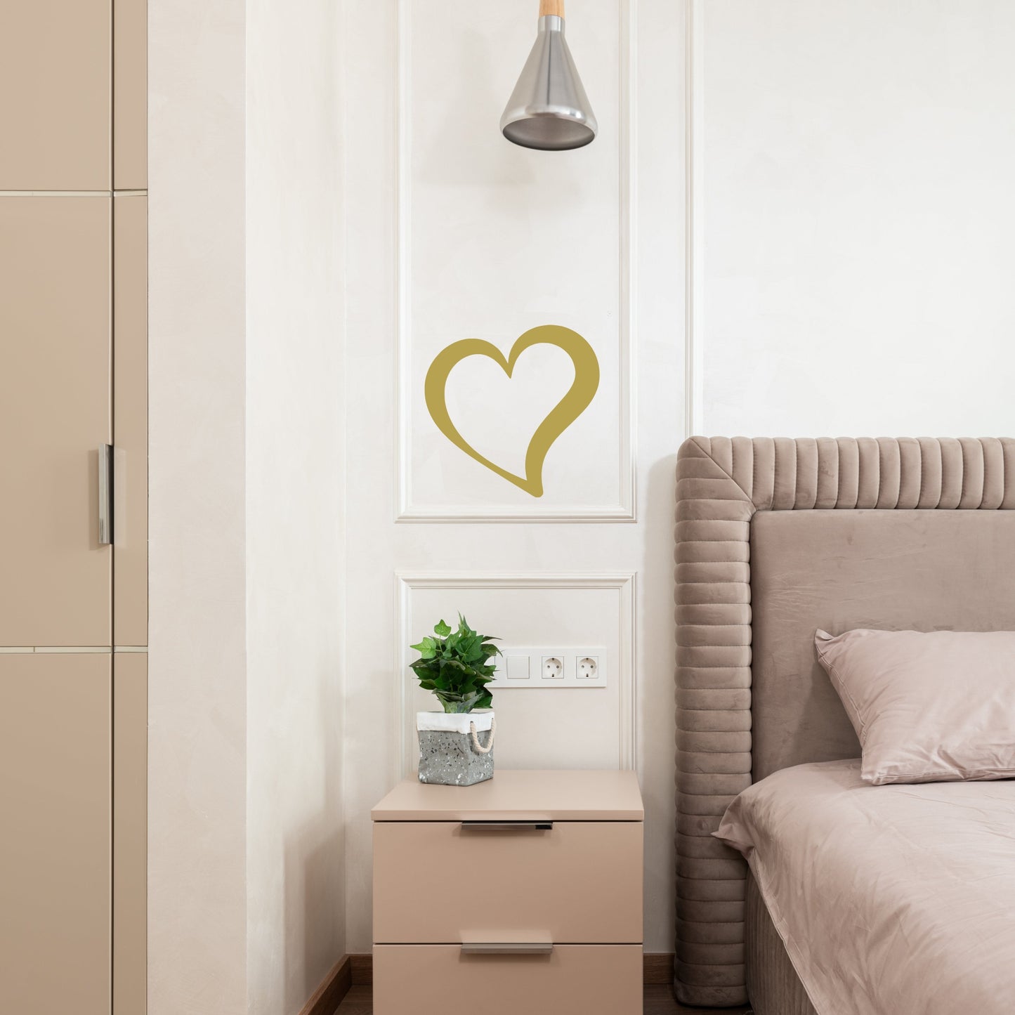 Single Heart Metal Wall Art