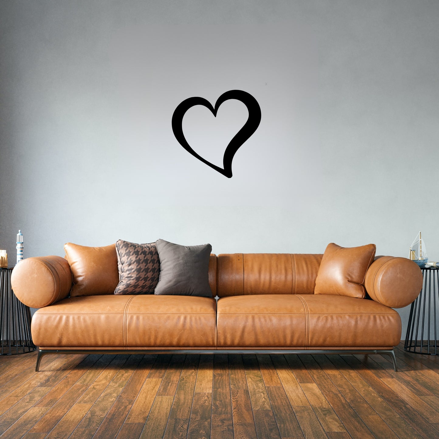 Single Heart Metal Wall Art