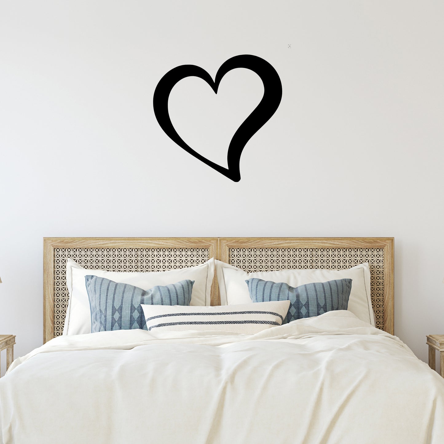 Single Heart Metal Wall Art