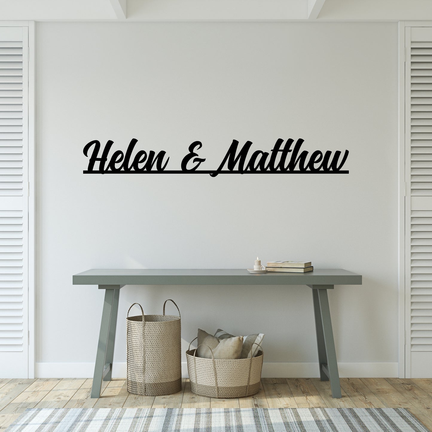 Personalized Couples Wall Sign Classy