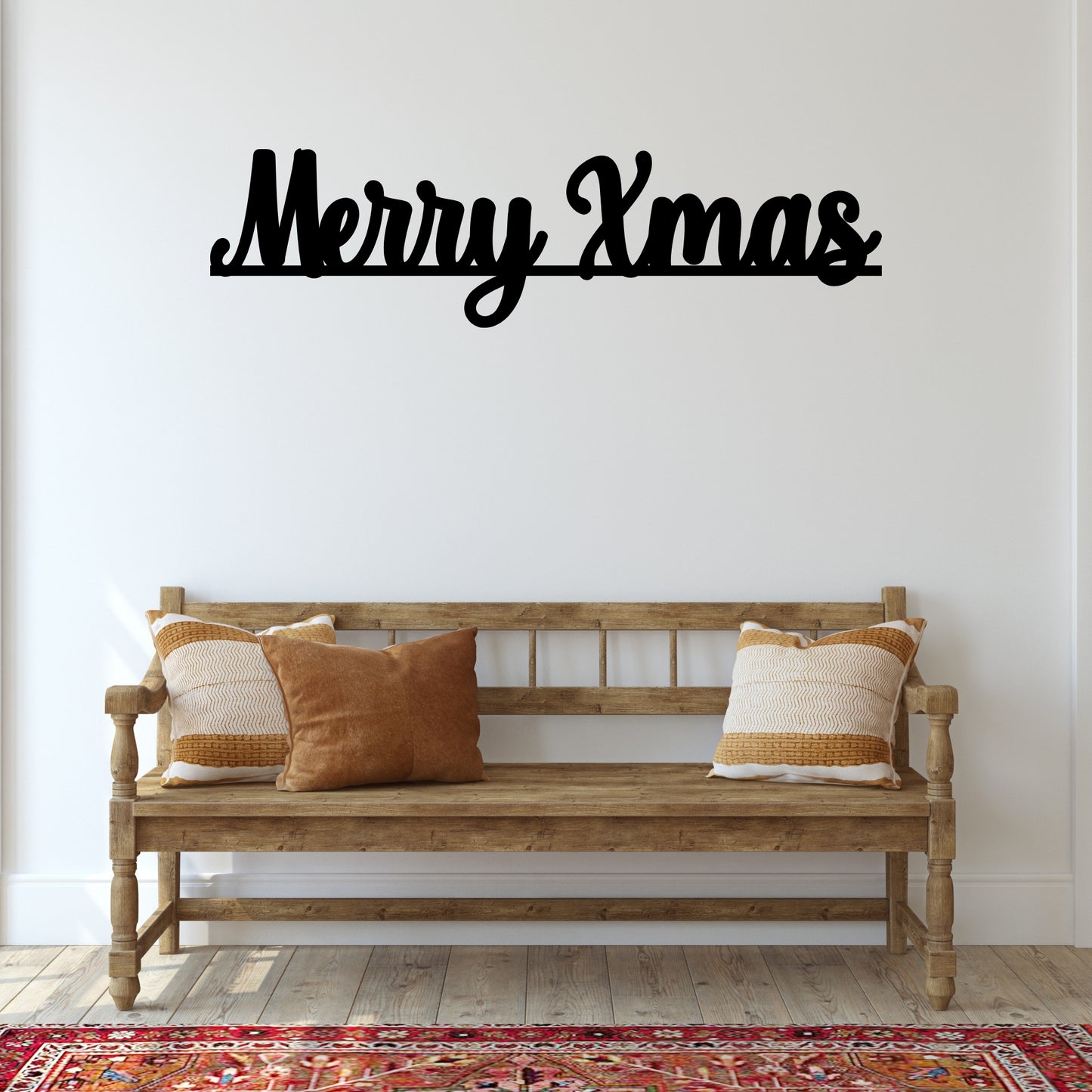 Merry Xmas Metal Wall Art