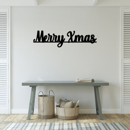 Merry Xmas Metal Wall Art