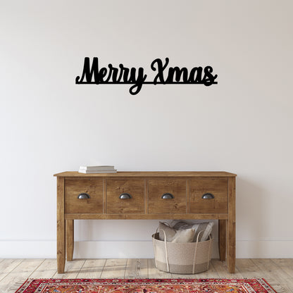 Merry Xmas Metal Wall Art