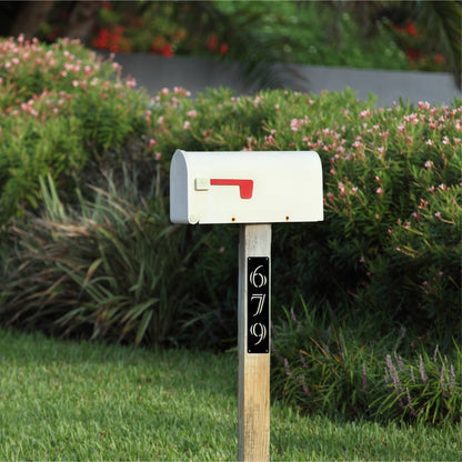 Vertical Contemporary Mailbox Numbers