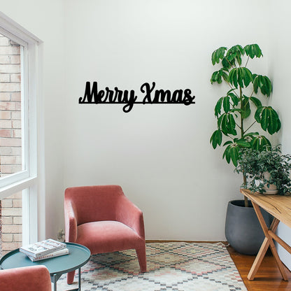 Merry Xmas Metal Wall Art