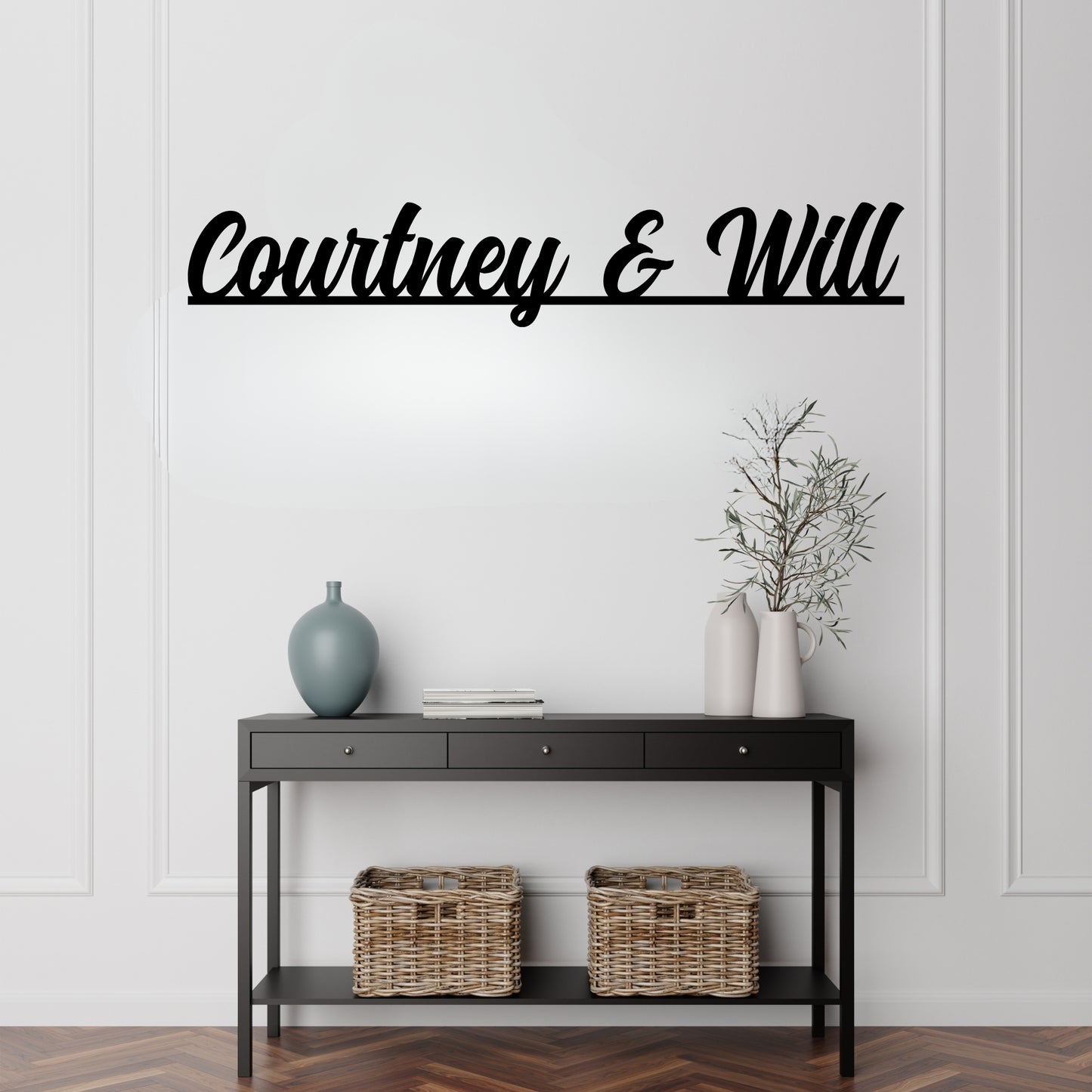 Personalized Couples Wall Sign Classy