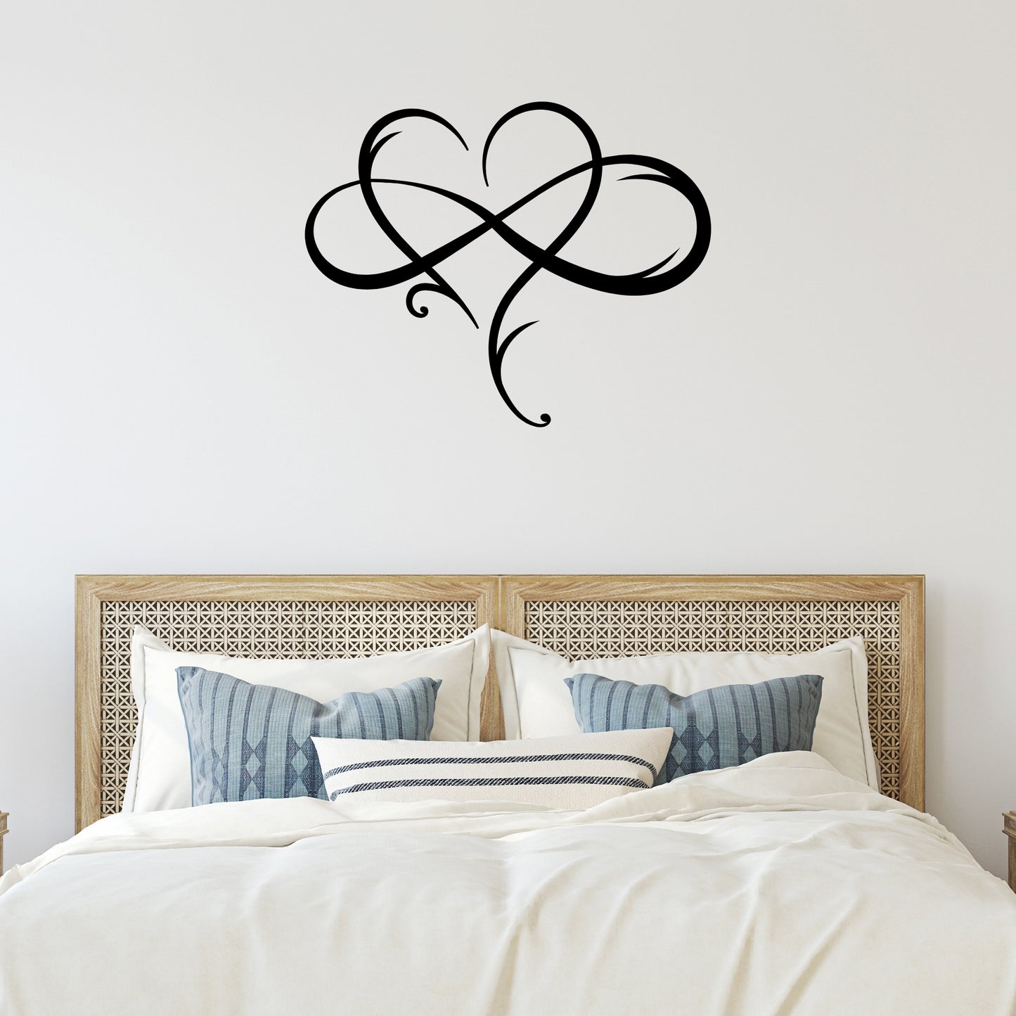 Infinity Love Metal Wall Art