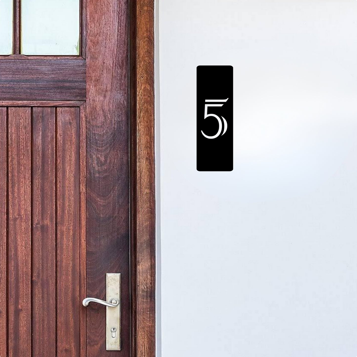 Vertical Contemporary House Numbers