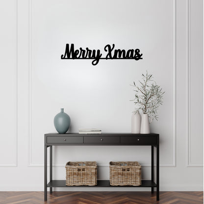 Merry Xmas Metal Wall Art