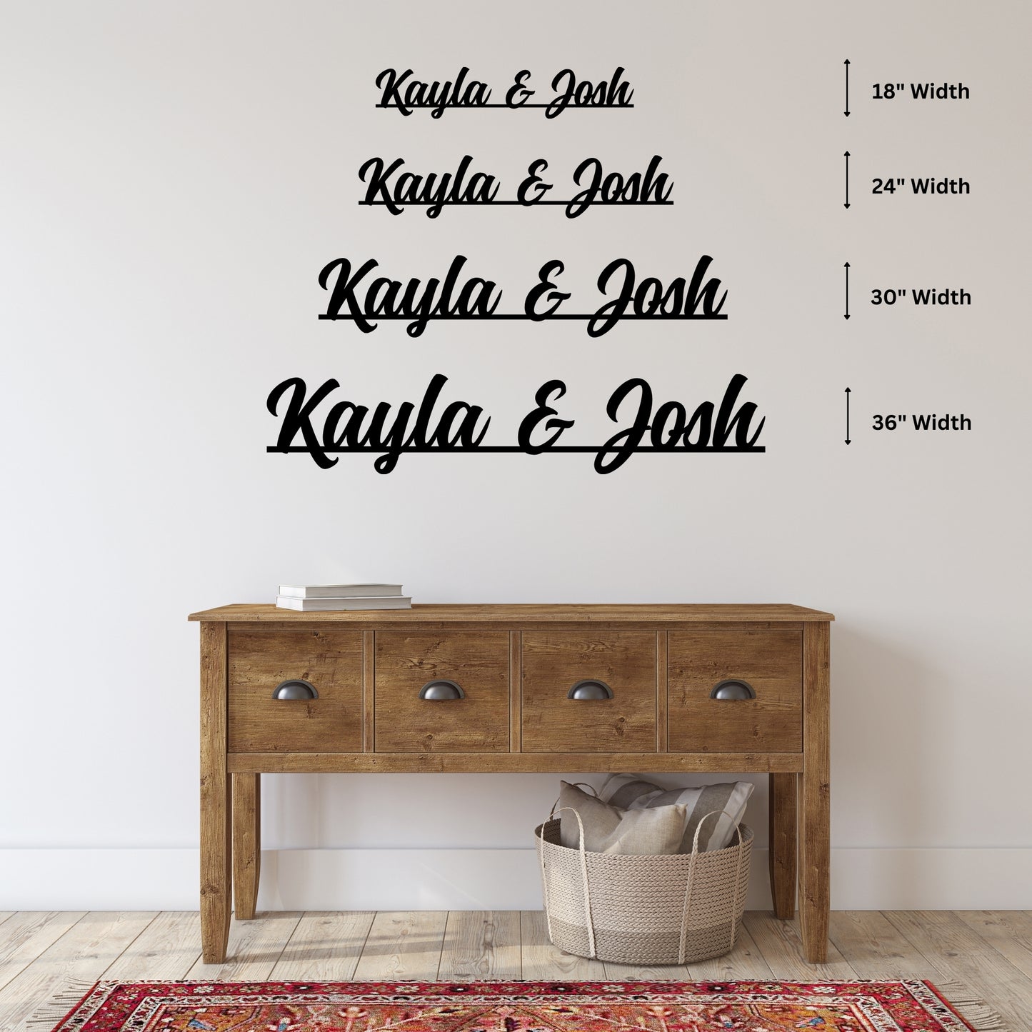 Personalized Couples Wall Sign Classy