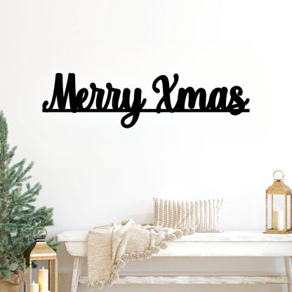 Merry Xmas Metal Wall Art