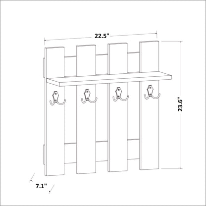 Utica Floating Coat Hanger