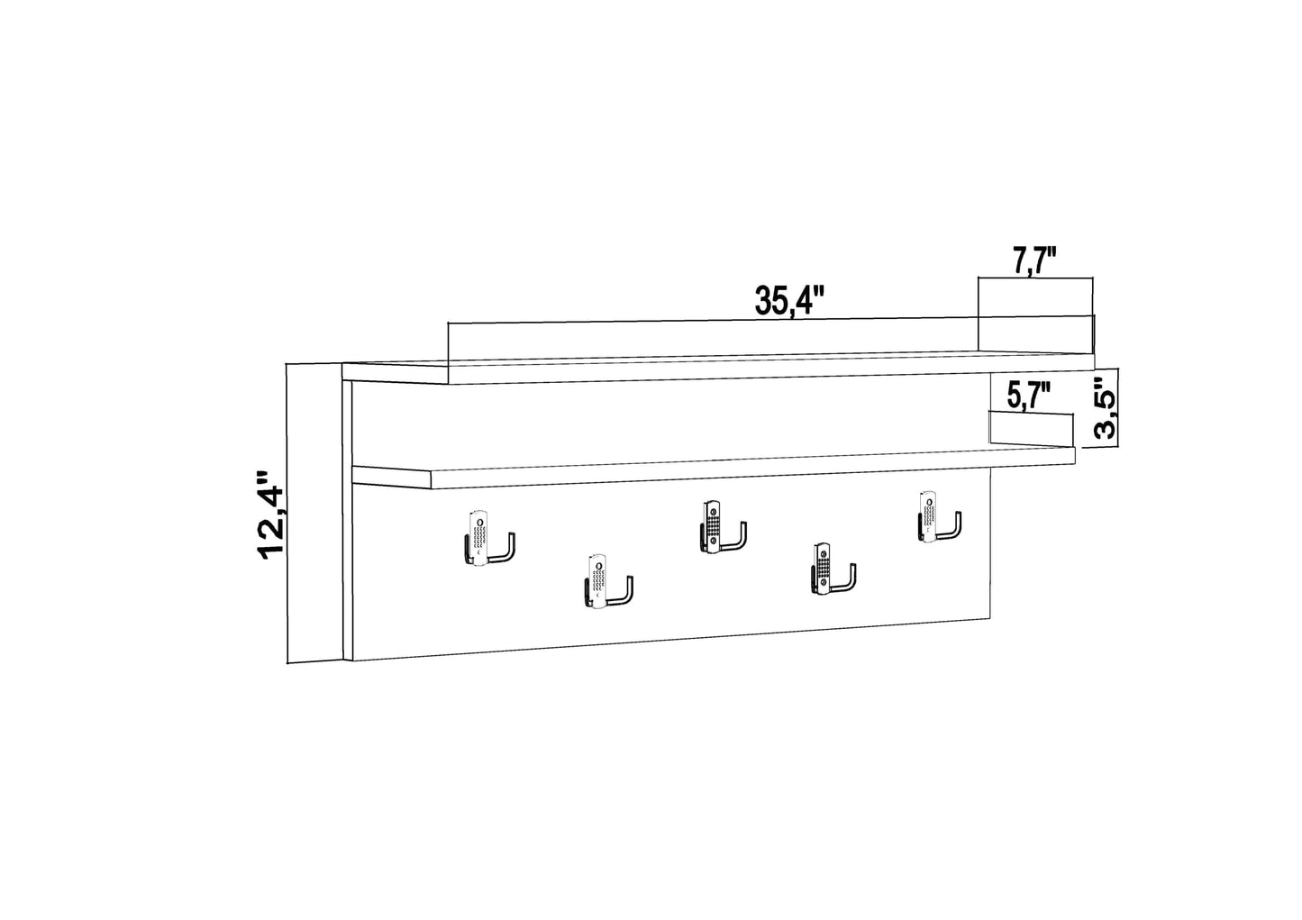 Rolker Floating Coat Hanger