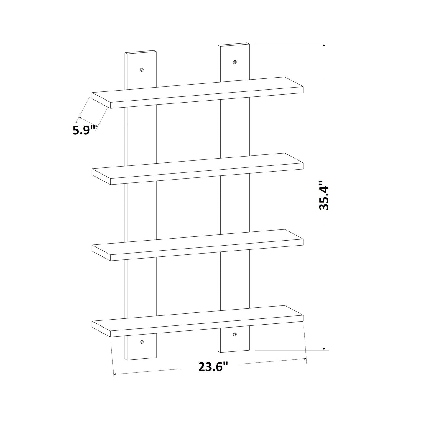 Laurel Floating Wall Shelf