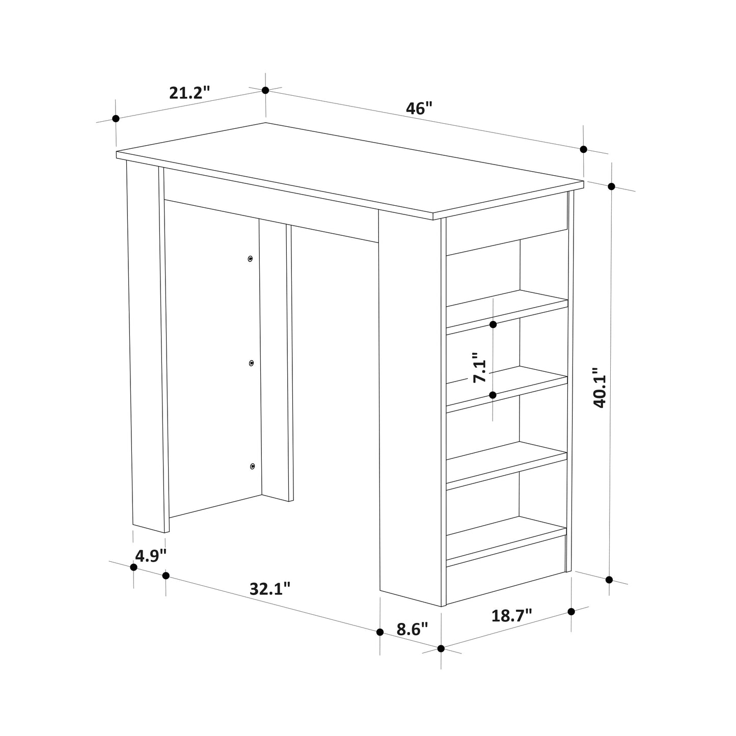 Yoko Bar Table