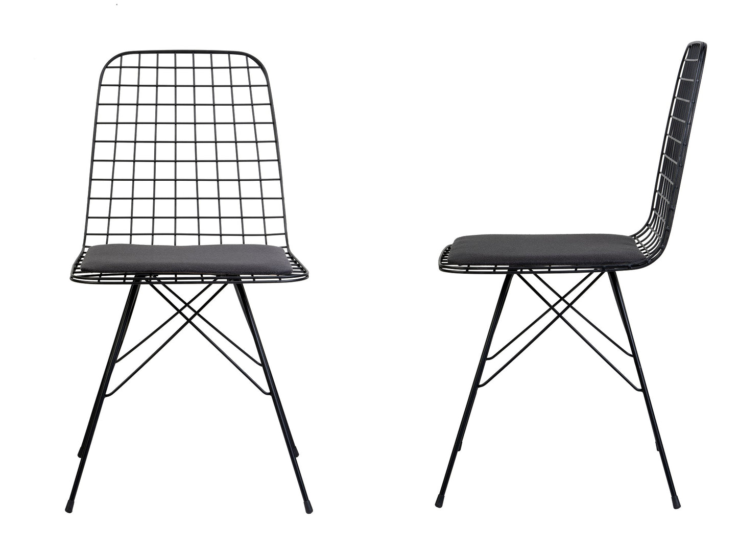 WIRE METAL CHAIR - Set of 2 - Bosfori