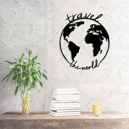 Travel The World Metal Wall Art - Bosfori