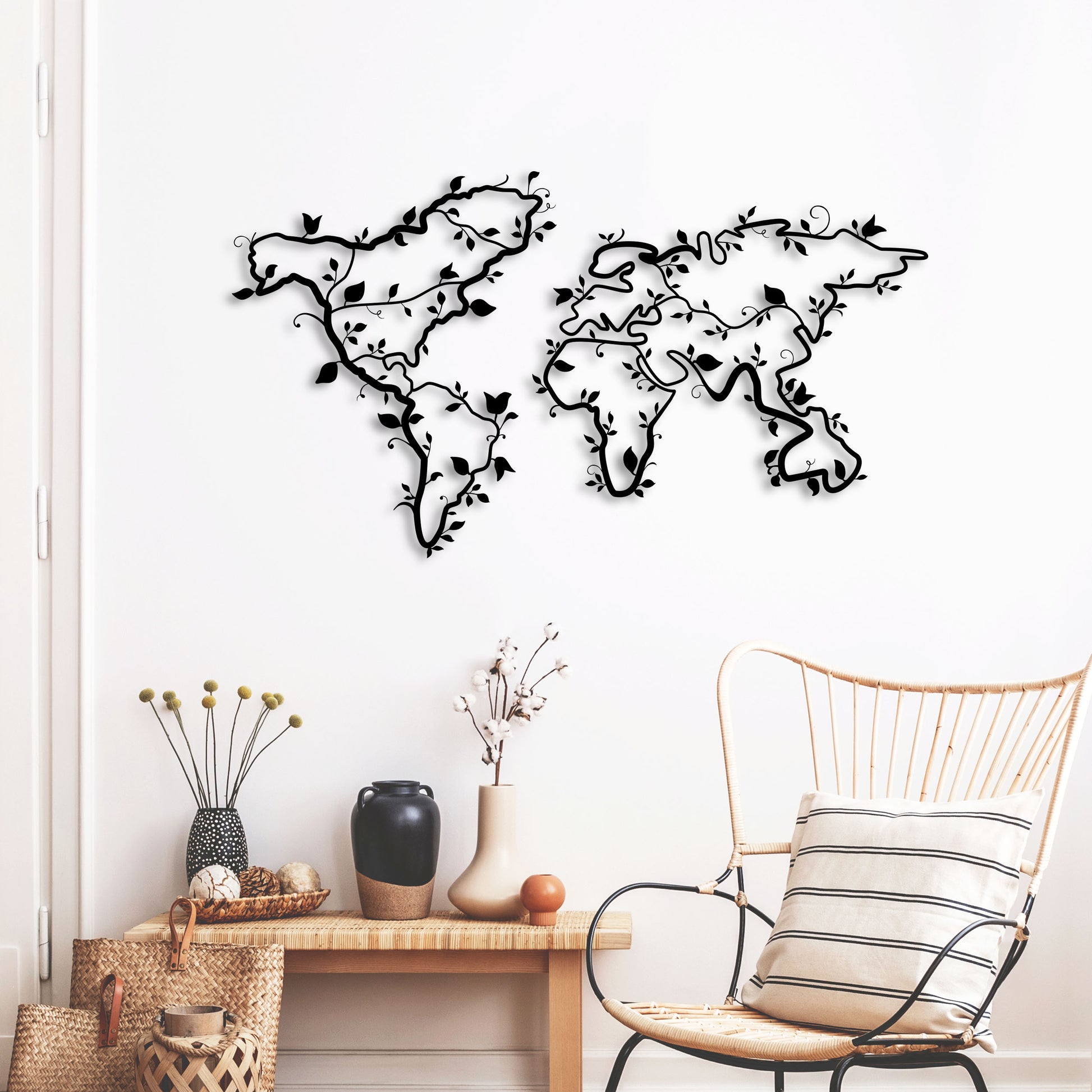 Ivy World Metal Wall Art - Bosfori